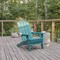 Flash Furniture Blue Adirondack Patio Chair with Cupholder LE-HMP-1044-10-BL-GG - alternate 1